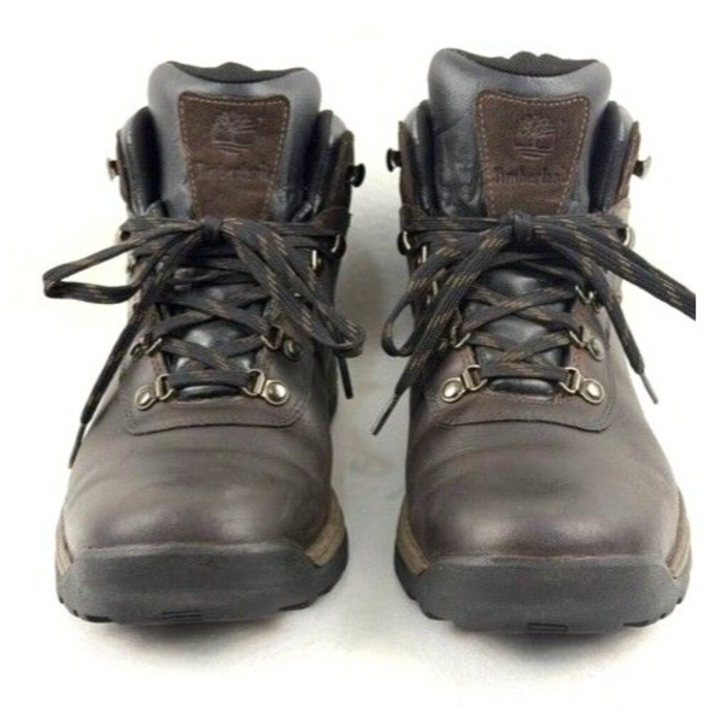 Timberland Men's Waterproof Hiking‎ Boots Brown Leather Size 11.5